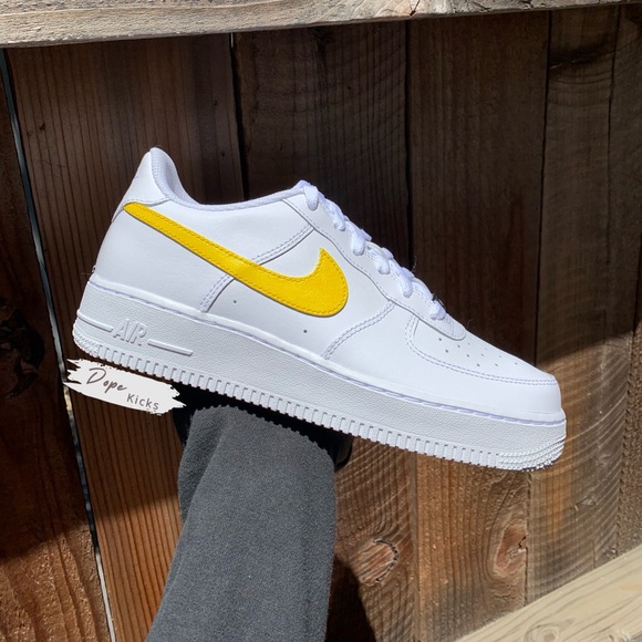Yellow Air Force 1 Shoes - Picture 2 of 3